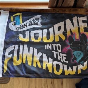 GISH Flag 2022 Chillax Autographed by Misha Collins